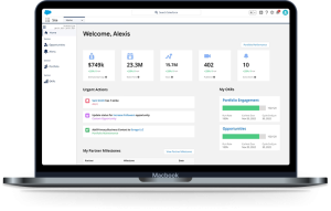 CRM home dashboard