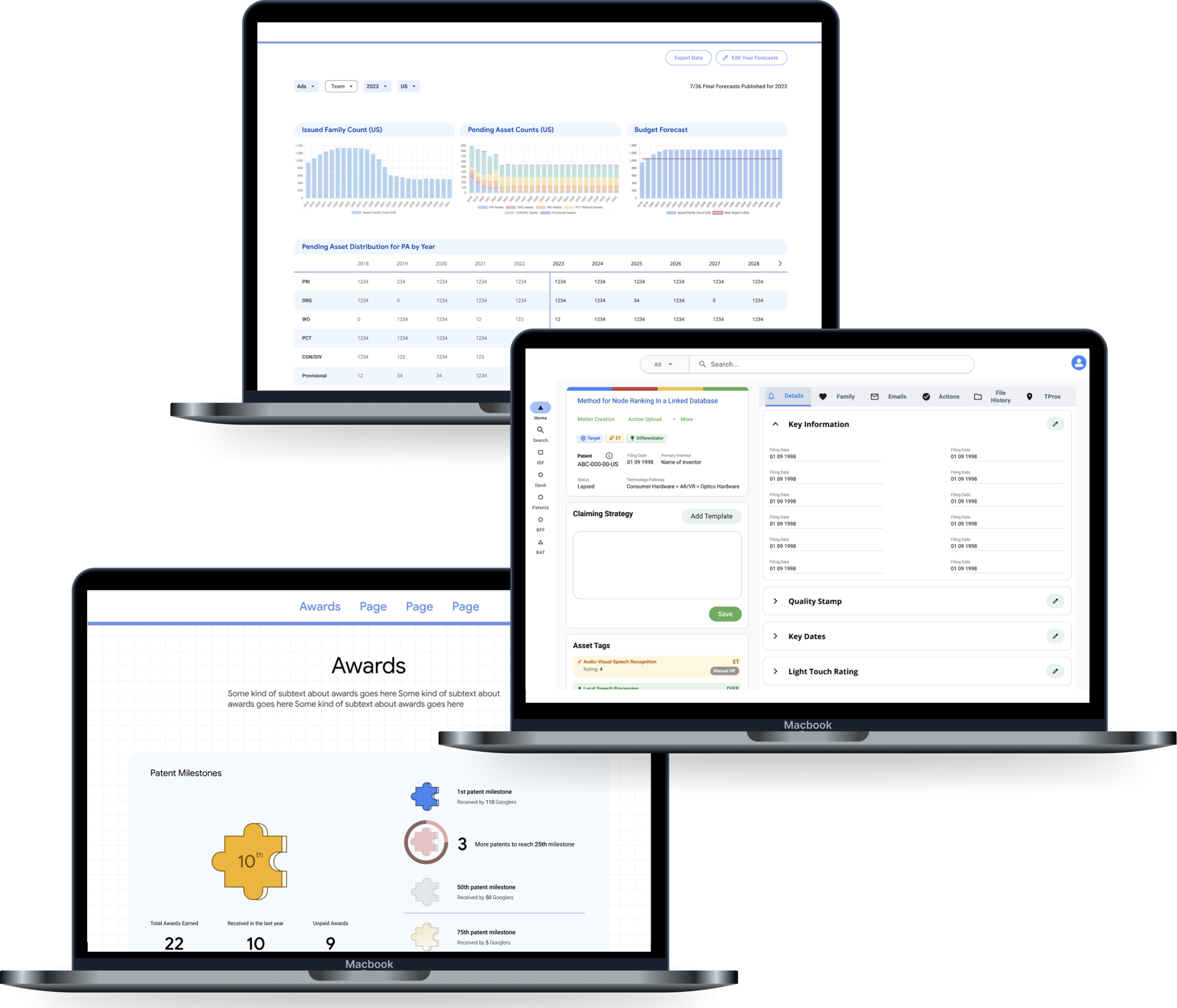 CRM home dashboard